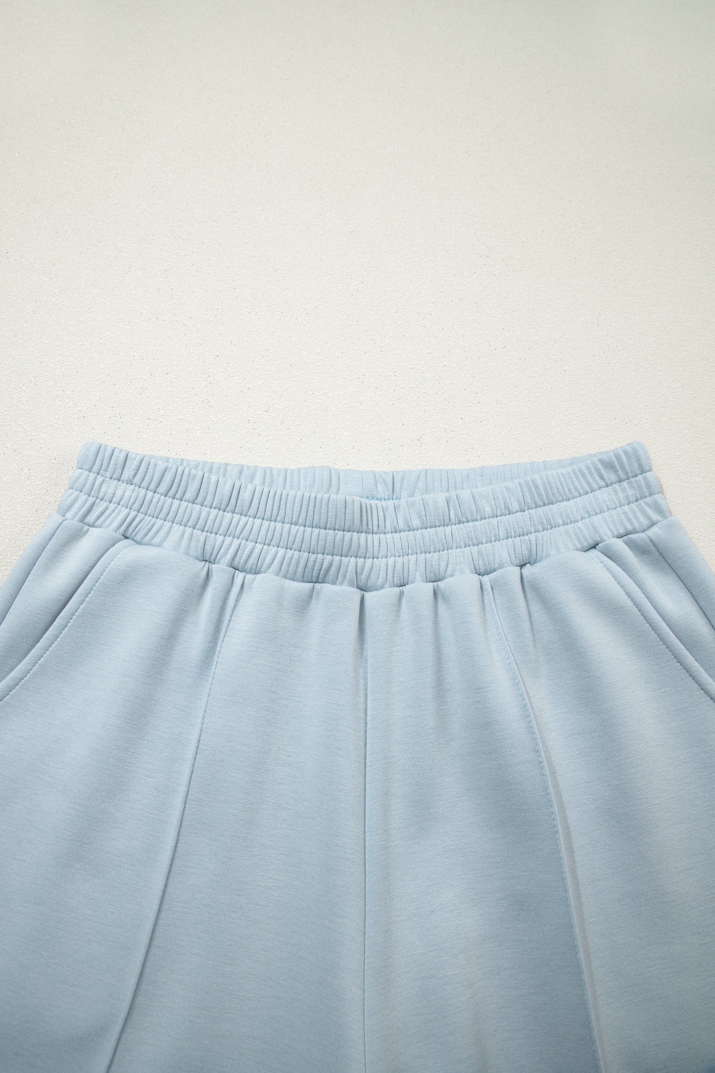 Half Zip Polo Tee & High Waist Pant Set