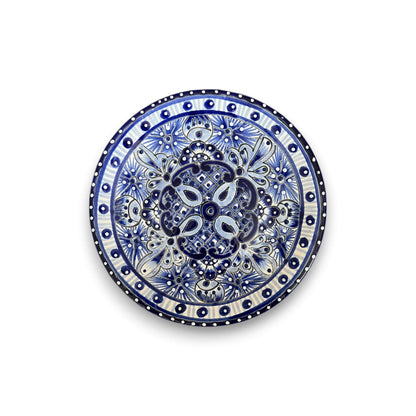 Blue & White Talavera Dinnerware Set | 12-Piece Set