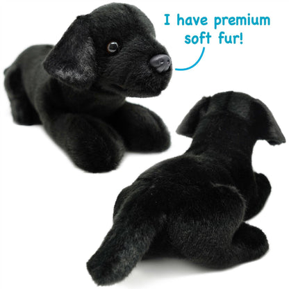 Blythe the Black Lab 17" Plush — Pet Friend with Story