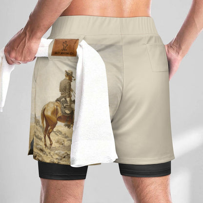 High Mountain Desert Trail Sports Beach Shorts