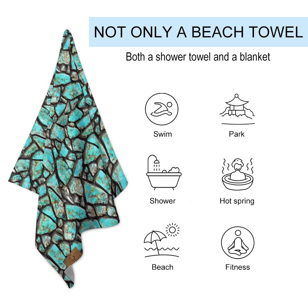 Kingman Turquoise Beach Towel