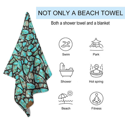 Kingman Turquoise Beach Towel