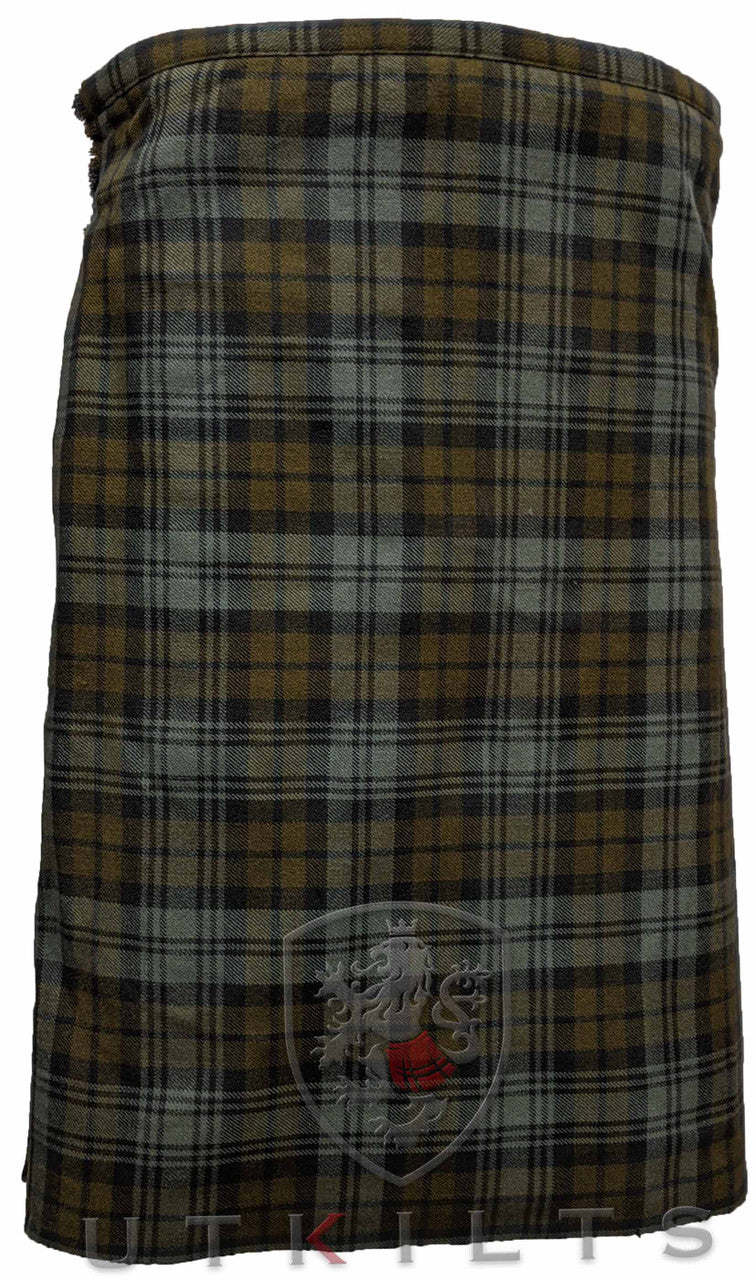 Traditional Kilt – Standard 4–5 Yard Wool, Black Watch Weathered