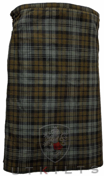 Traditional Kilt – Standard 4–5 Yard Wool, Black Watch Weathered