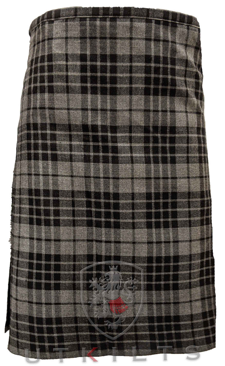 Traditional Kilt – Standard 4–5 Yard Wool, Gray Watch