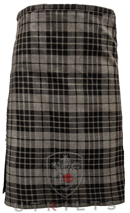 Traditional Kilt – Standard 4–5 Yard Wool, Gray Watch