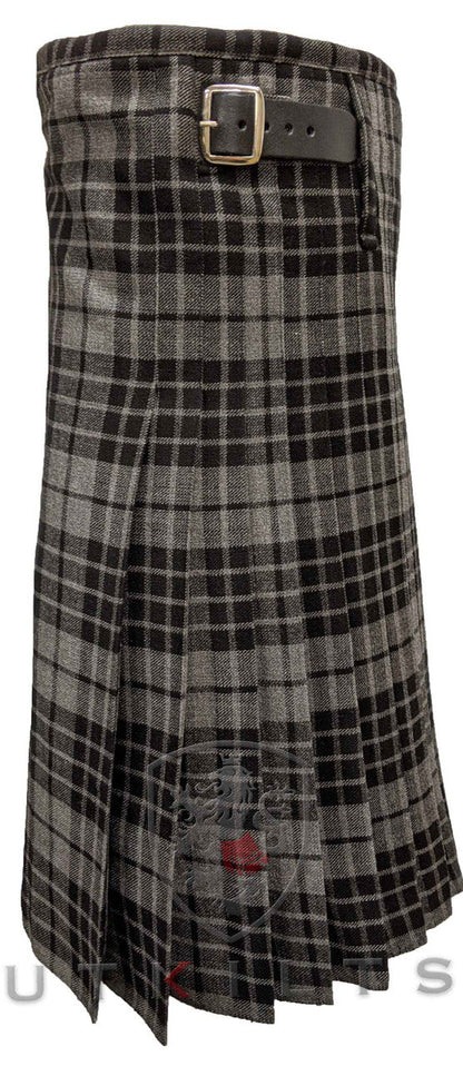 Traditional Kilt – Standard 4–5 Yard Wool, Gray Watch