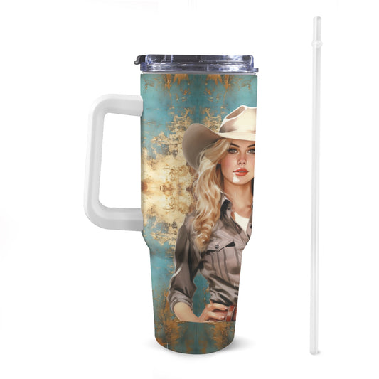 Alpine Cowgirl 40 oz Tumbler