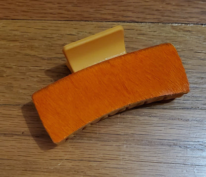 Cheeky's Hair on Hide Claw Clip — Genuine Cowhide Western Hair Statement (3")