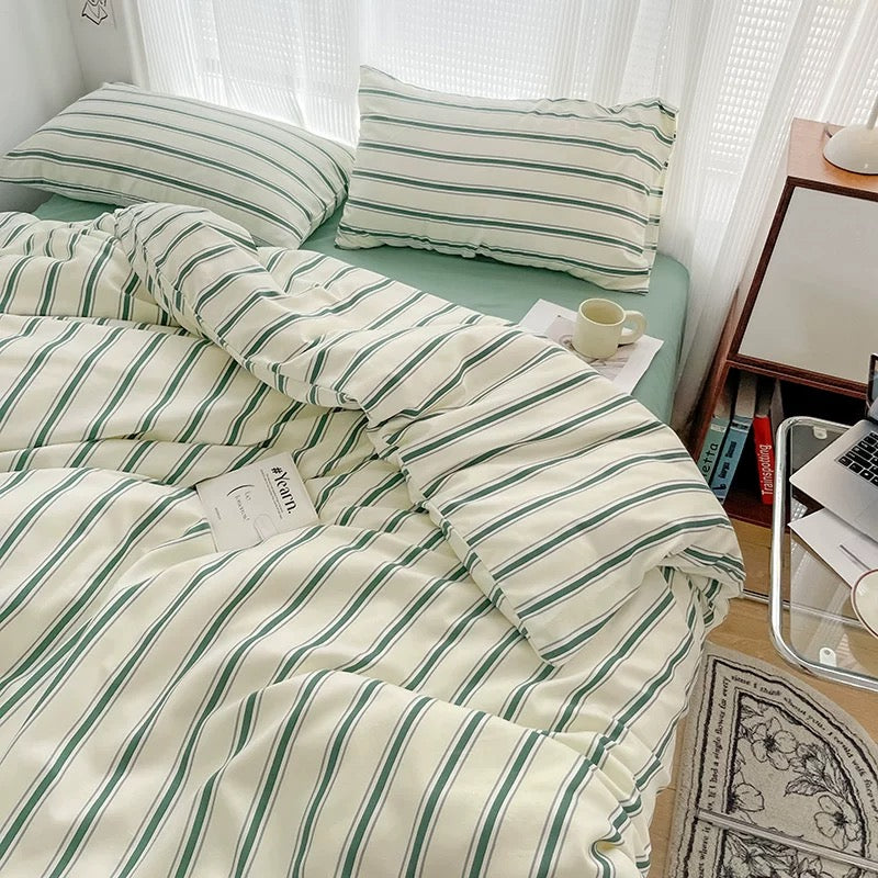 Nordic Stripe Bedding Set