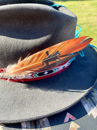 Lone Rider Hat Feather