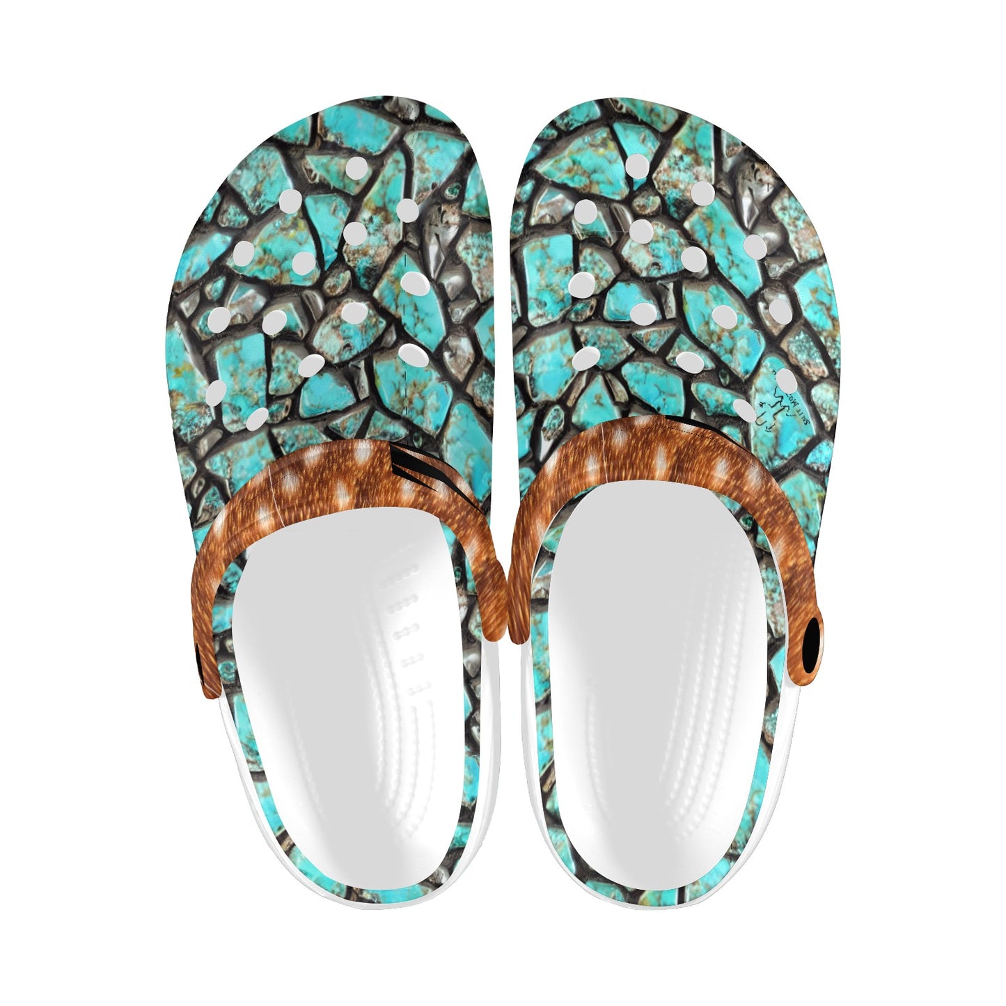 Kingsman Turqoise Fawn Salty Clogs