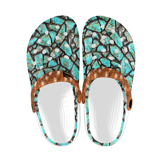 Kingsman Turqoise Fawn Salty Clogs