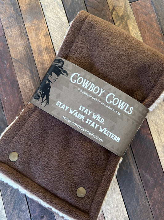 Brown Cowboy Cowl