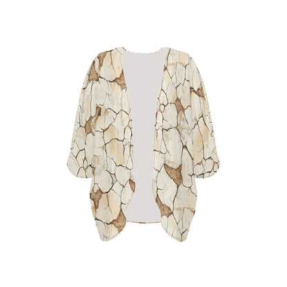 Dry ground Kimono Chiffon Cover Up