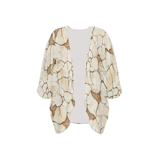 Dry ground Kimono Chiffon Cover Up