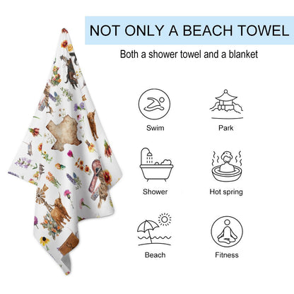 Springtime In Texas Beach Towel