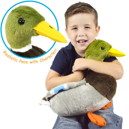 Dakota the Duck 13" Plush — Aquatic Western Farm Friend
