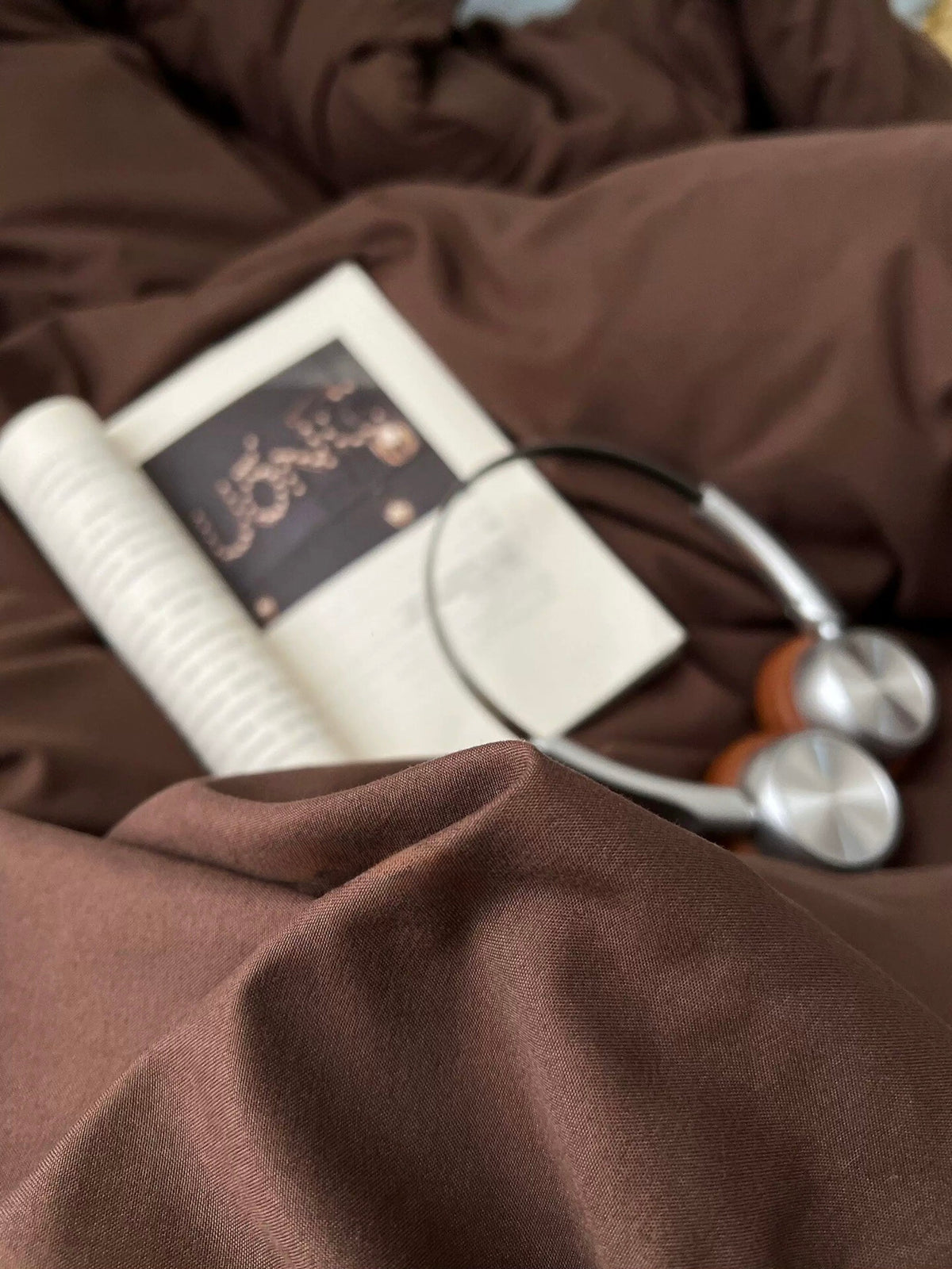 Dark Brown Bedding Set