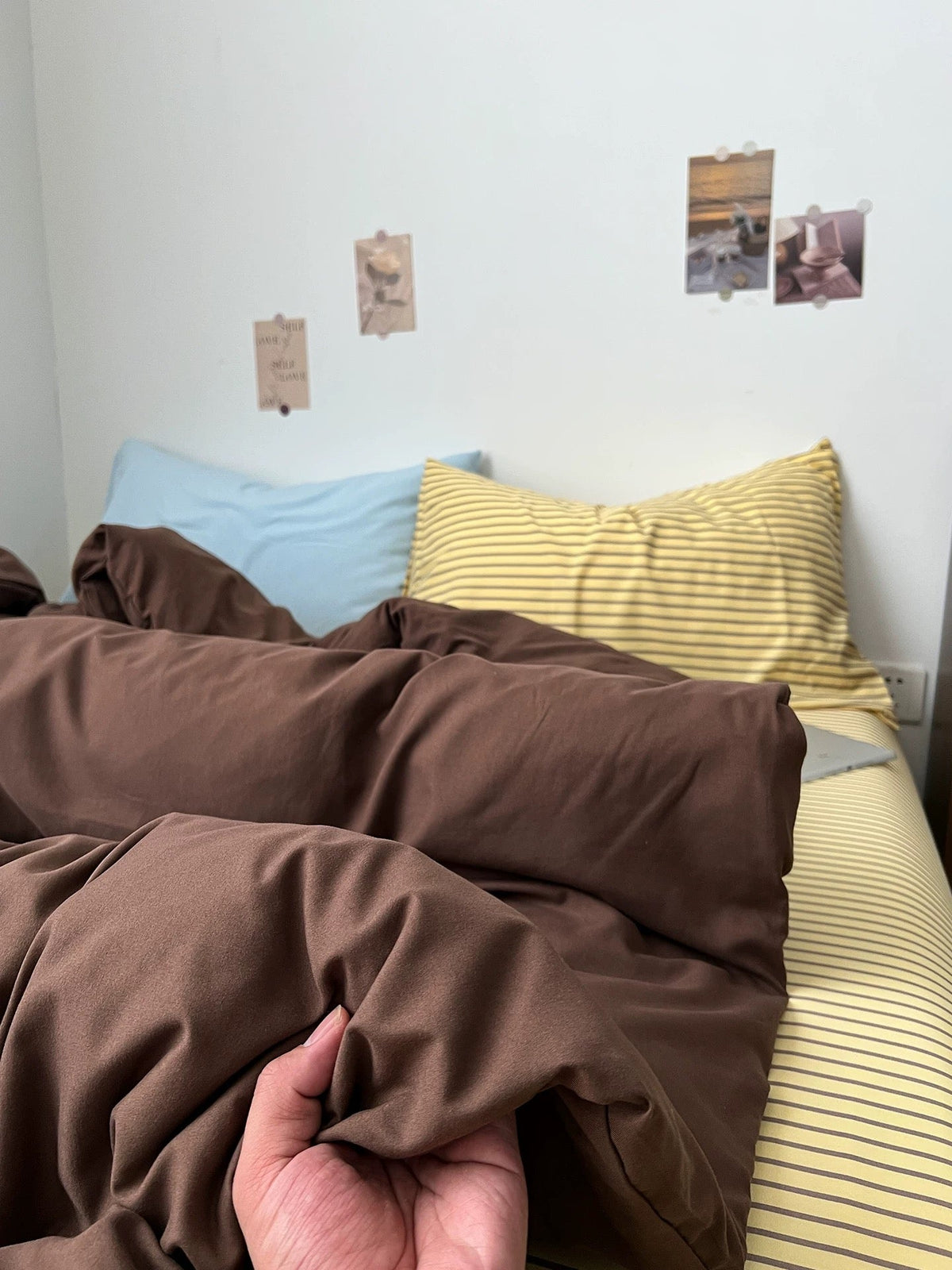 Dark Brown Bedding Set