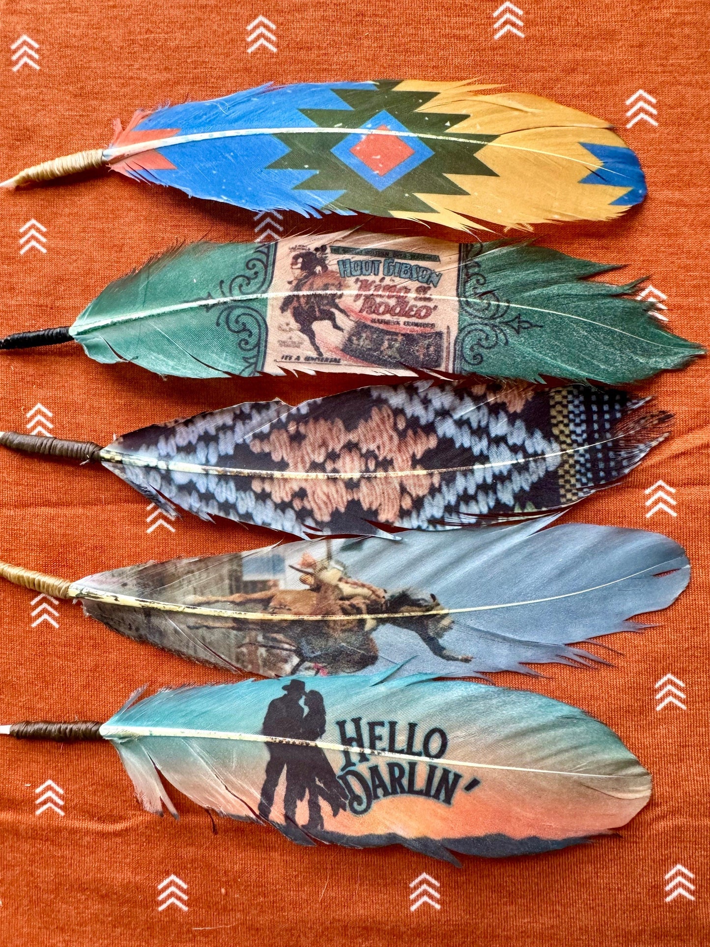 King of the Rodeo Western Hat Feather