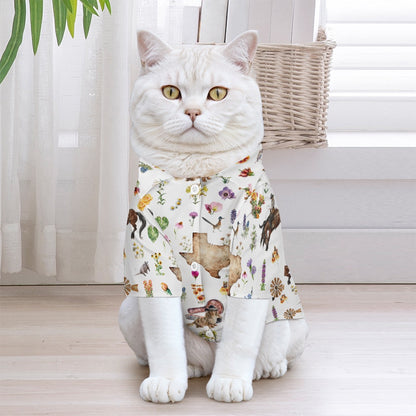 Spring Time In Texas Button Down Pet Shirt