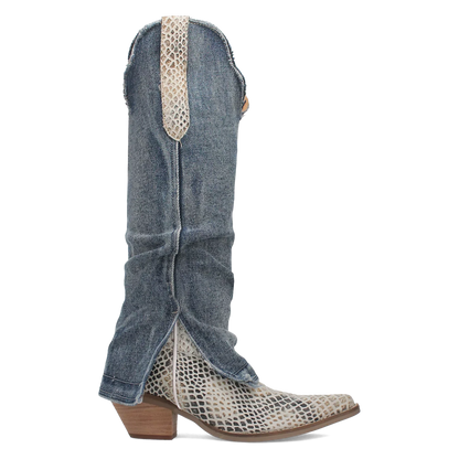 Dingo Shabby - Women's Denim Cowgirl Boots