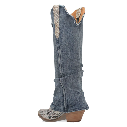 Dingo Shabby - Women's Denim Cowgirl Boots