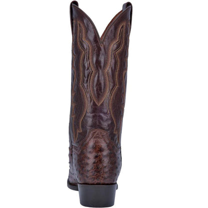 Dan Post Pershing Mens Ostrich Leather Cowboy Boots