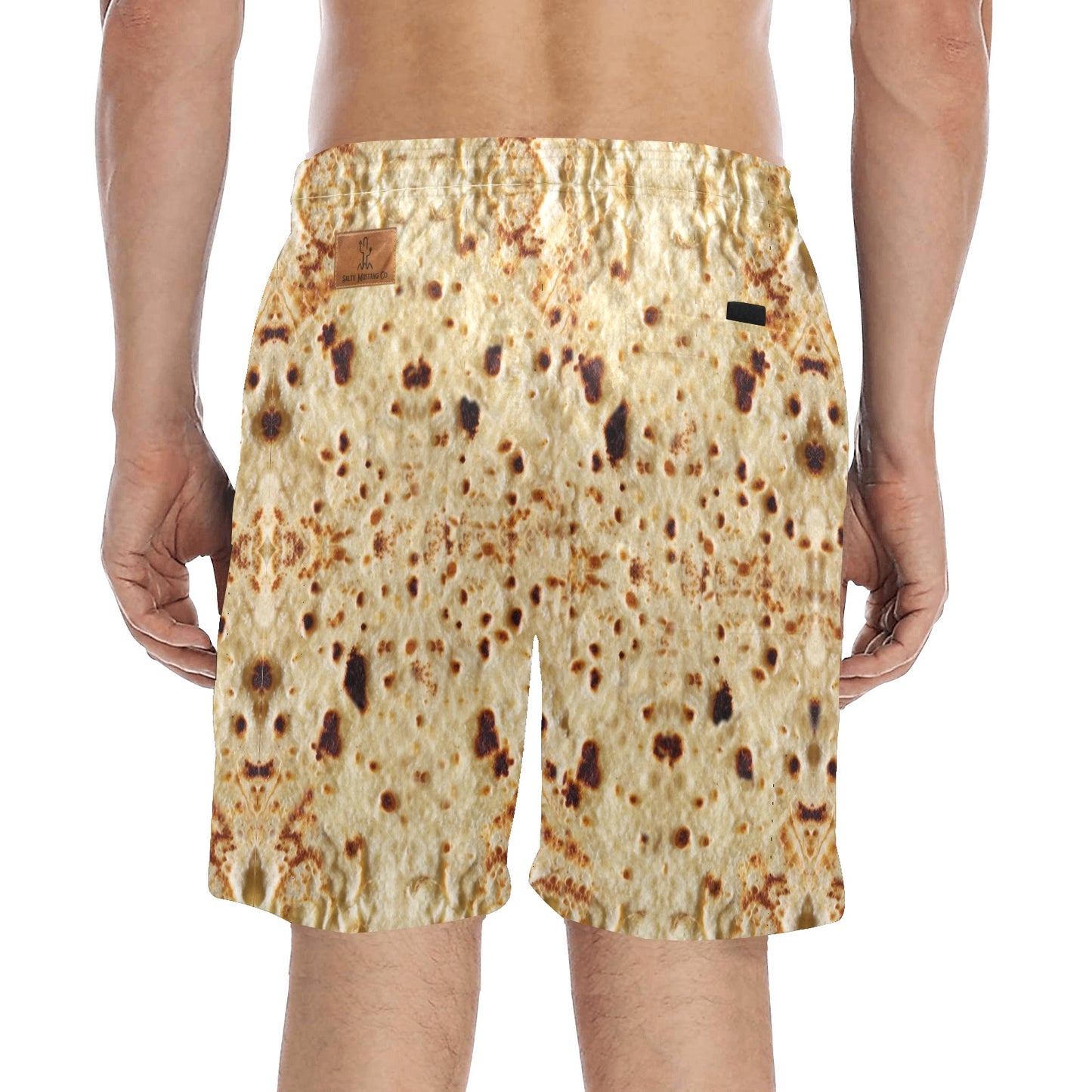 Tortilla & Lime Mid-Length Beach Shorts