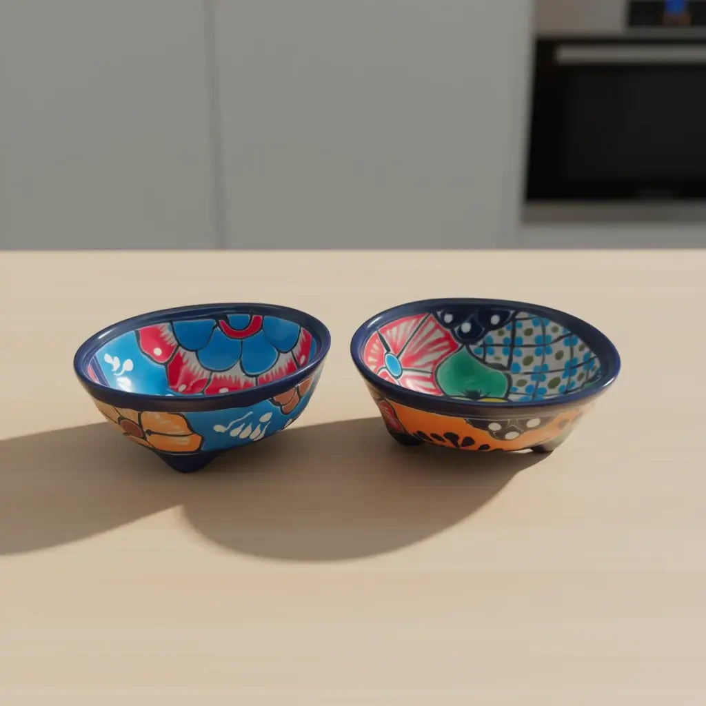 Talavera Ceramic Salsa Bowl | Handmade Mexican Dish
