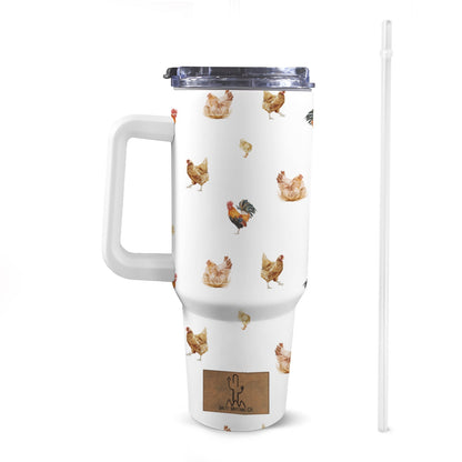 Chicken Scratch 40 oz Tumbler