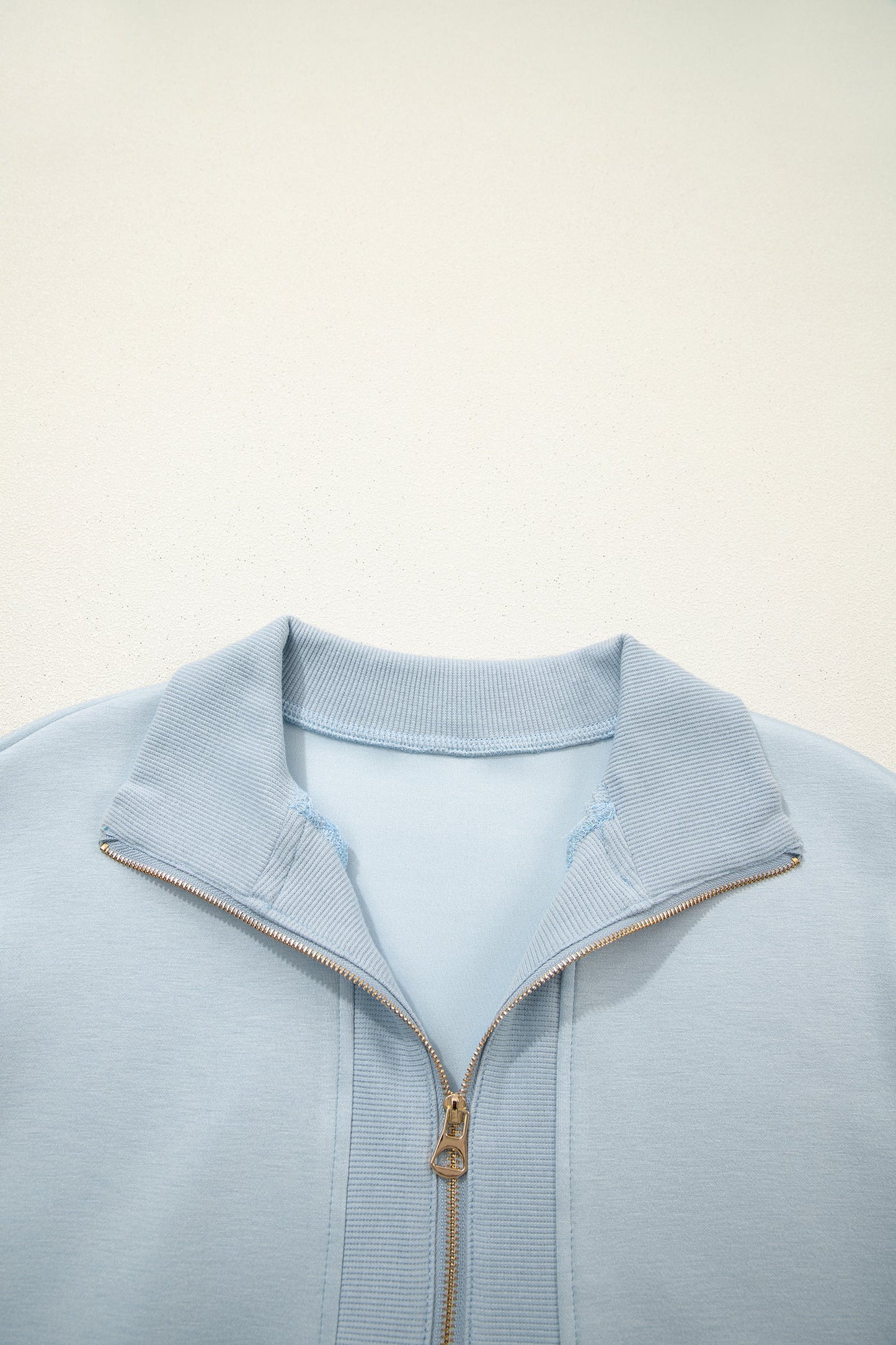 Half Zip Polo Tee & High Waist Pant Set