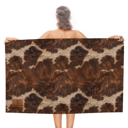 Cowhide Beach Towel