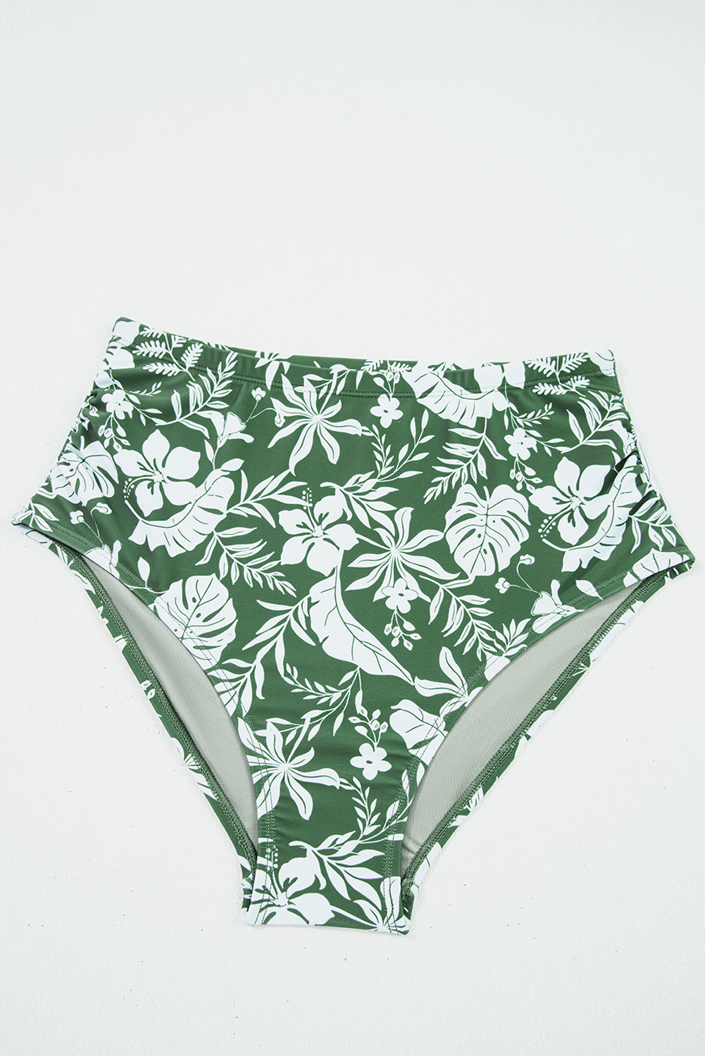 Floral Colorblock O-Ring Tankini Swim Set