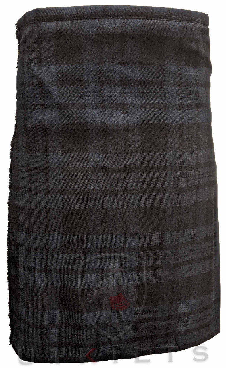 Traditional Kilt – Standard 4–5 Yard Wool, Black Isle
