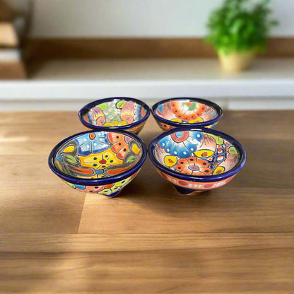 Small Talavera Salsa Bowl | Handmade Mexican Sauce Dish