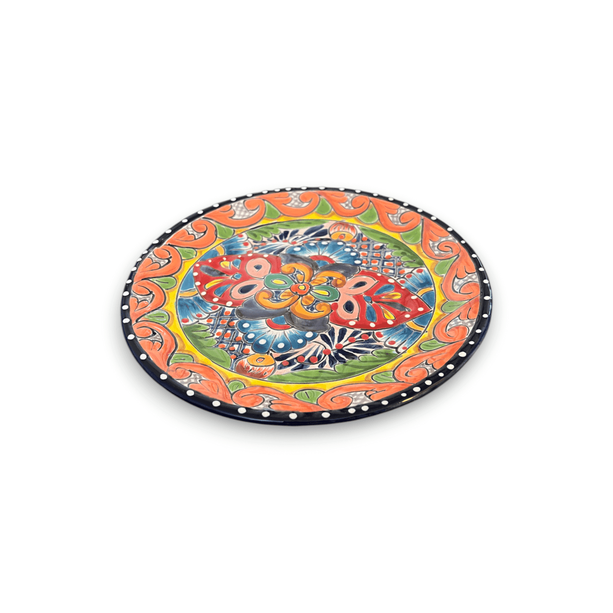40-Piece Talavera Dinnerware Set | Colorful Tableware for 8