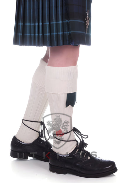 Kilt Hose – Inverloch, Cream