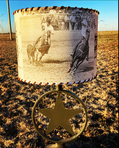 Team Roping Legend Lampshade Large