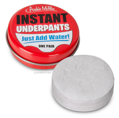 1 Emergency Underpants + 1 Instant Undies ~ COMBO SET - Archie McPhee