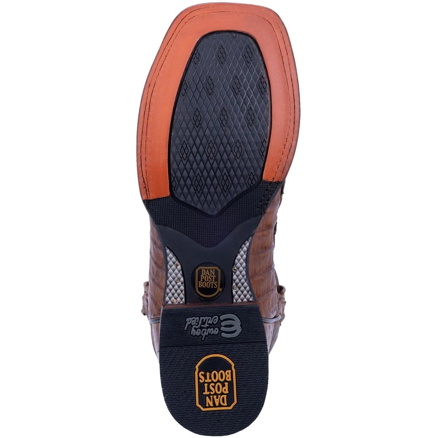 Dan Post Kingsly - Mens Caiman Skin Leather Cowboy Boots