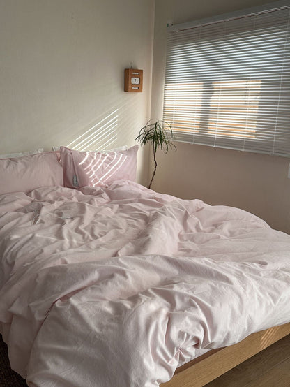 Light Pink Duvet Cover Set