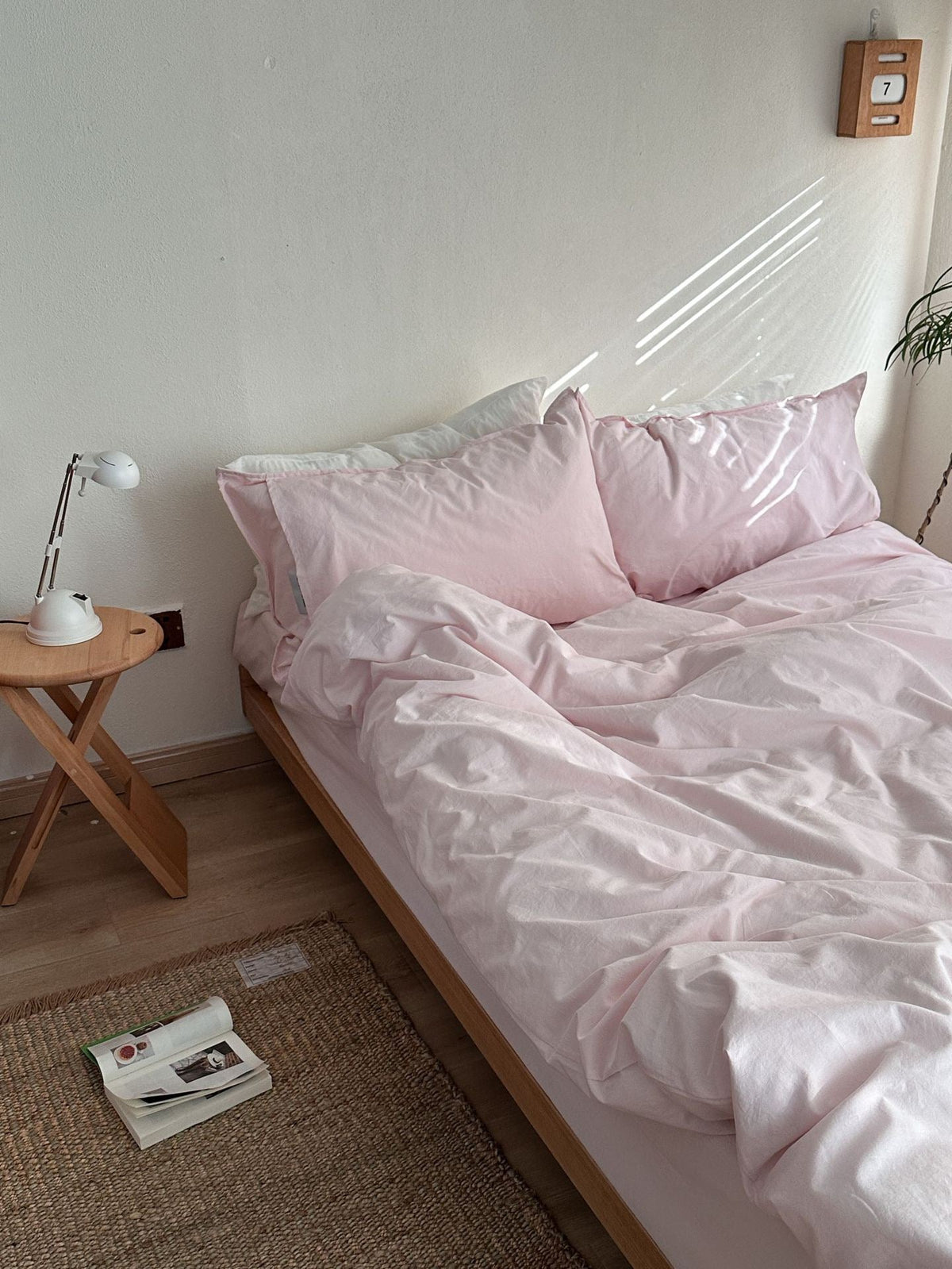 Light Pink Duvet Cover Set