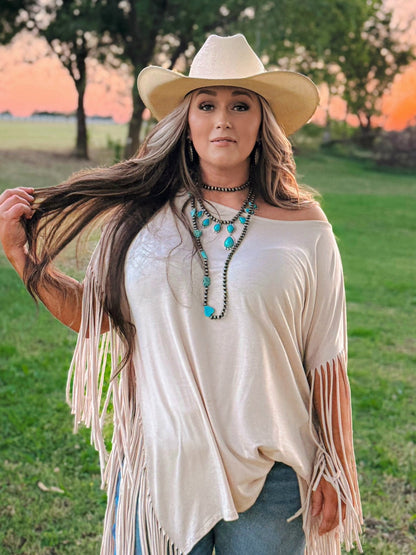 Western Teardrop Faux Turquoise & Sterling Pearl Necklace — 16 Inch Southwestern Pendant