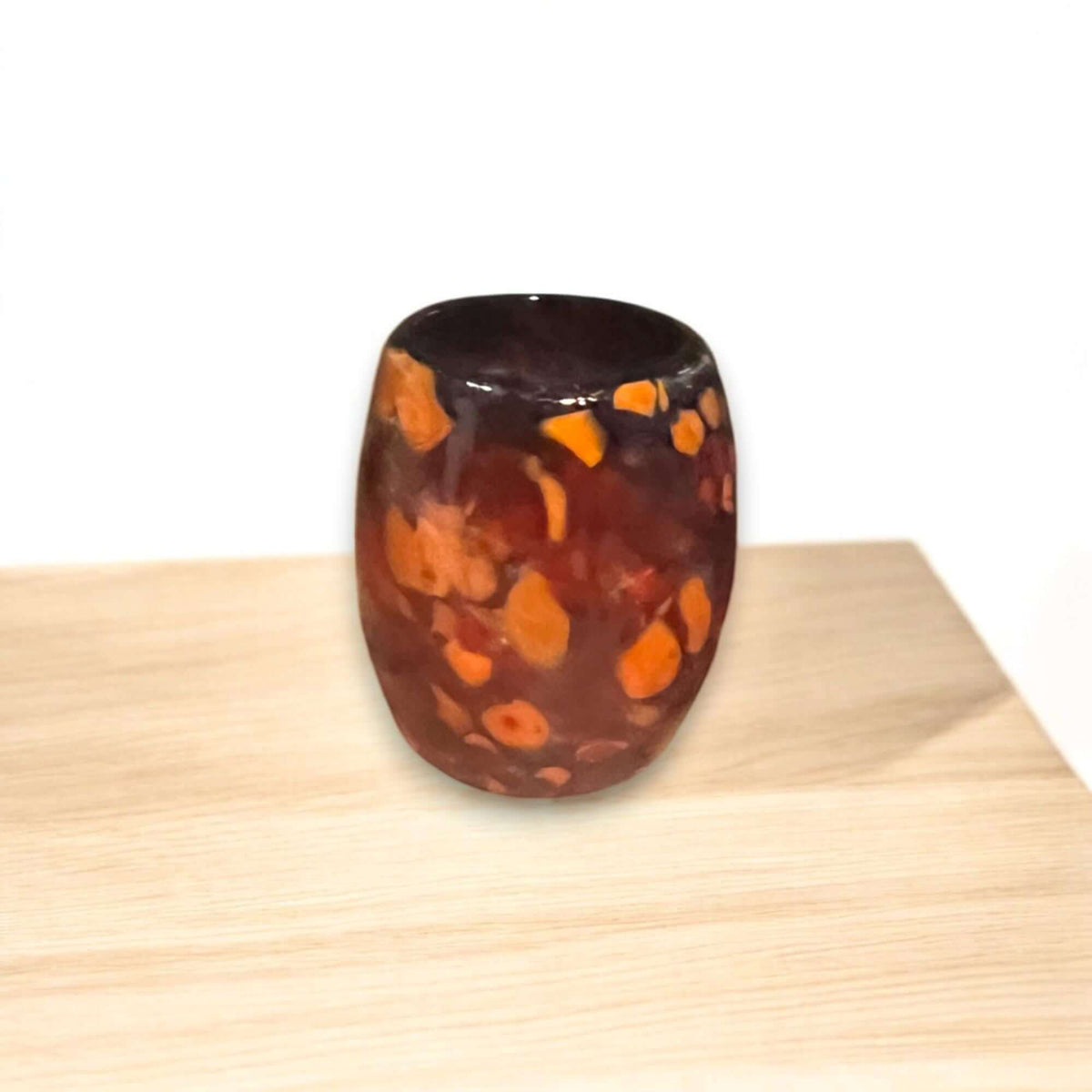 Mexican Artisan Shot Glass | Handmade Lava Design Ceramic