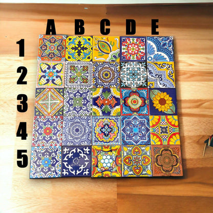 Mexican Talavera Ceramic Tiles | Box of 90 Wholesale