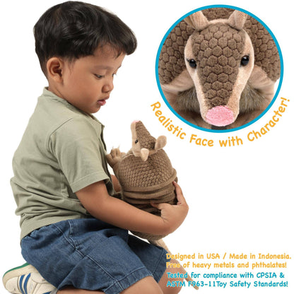 Mike the Texas Armadillo 10" Premium Plush — Western Critter (Quadruplet Story)