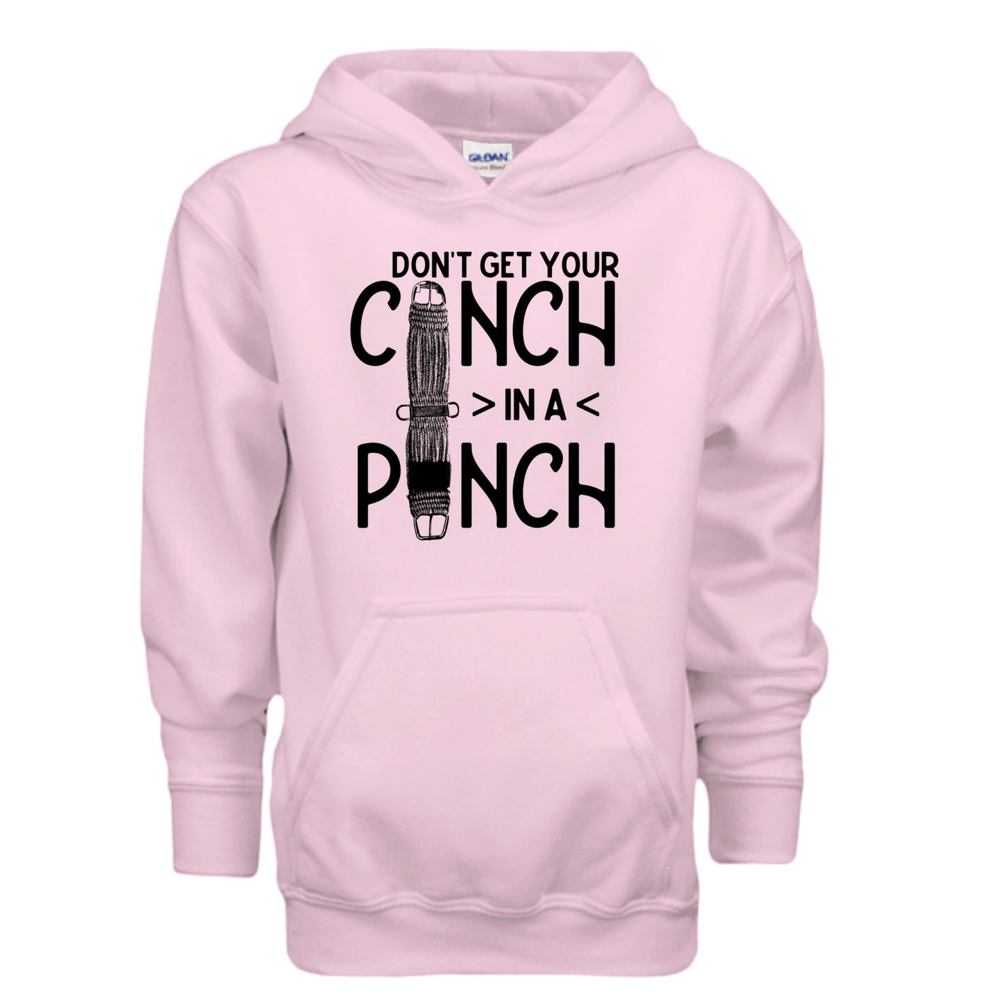 Don't Get Your Cinch In a Pinch Youth Hoodie