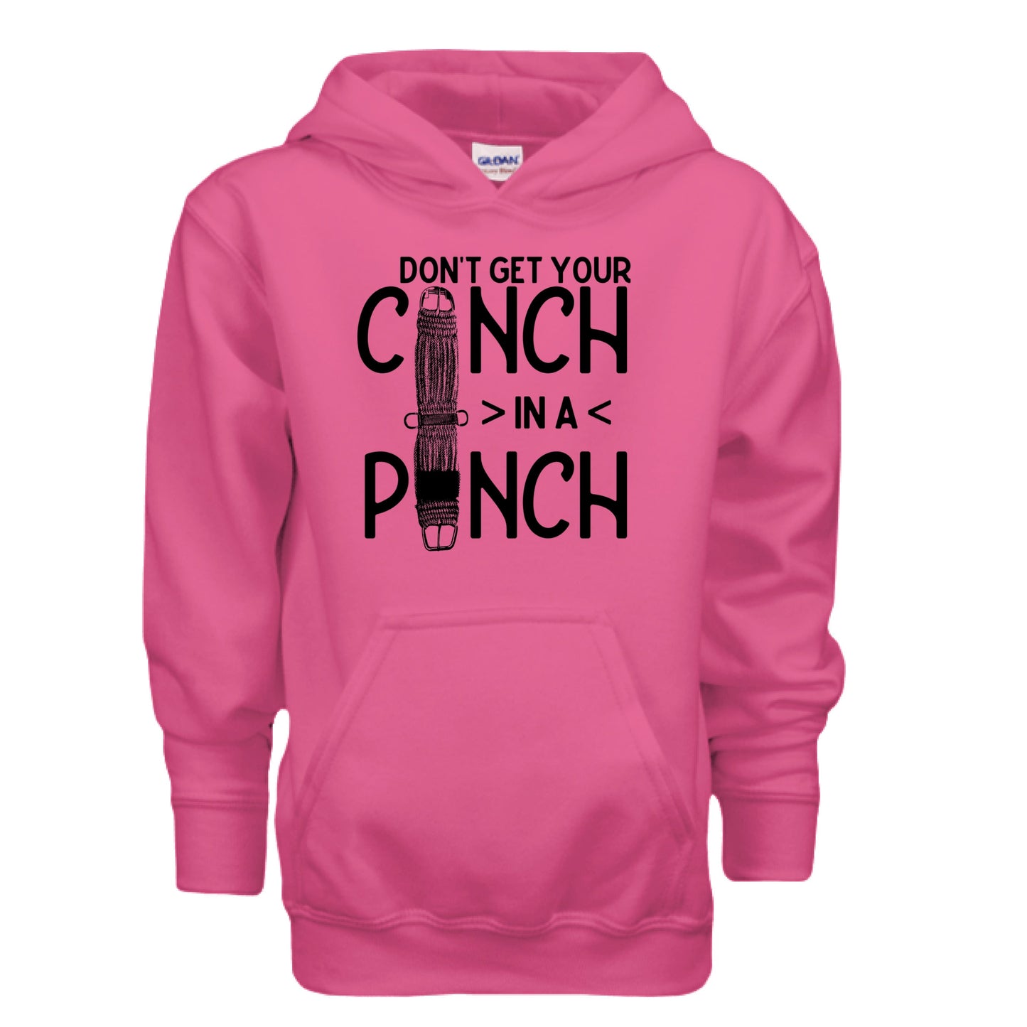 Don't Get Your Cinch In a Pinch Youth Hoodie